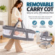 Lunu Bebe Multi-Purpose Baby Bassinet with Canopy & Storage