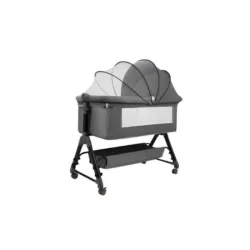 Lunu Bebe Luxury Baby Bassinet with Canopy & Storage