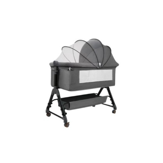 Lunu Bebe Luxury Baby Bassinet with Canopy & Storage