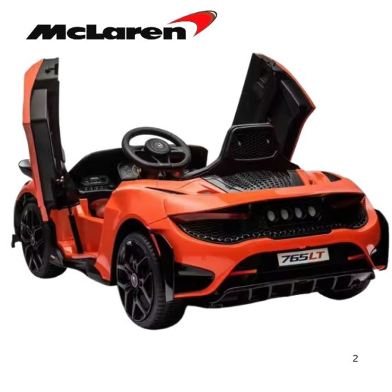 Official Licensed McLaren 765LT 12V Kids Ride-On Car with Remote Control