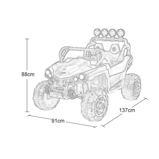 Nel 903 XXL 12V Kids Electric Ride On Car