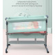 Adjustable Next-to-Me Baby Bassinet | Bedside Co-Sleeper with Wheels