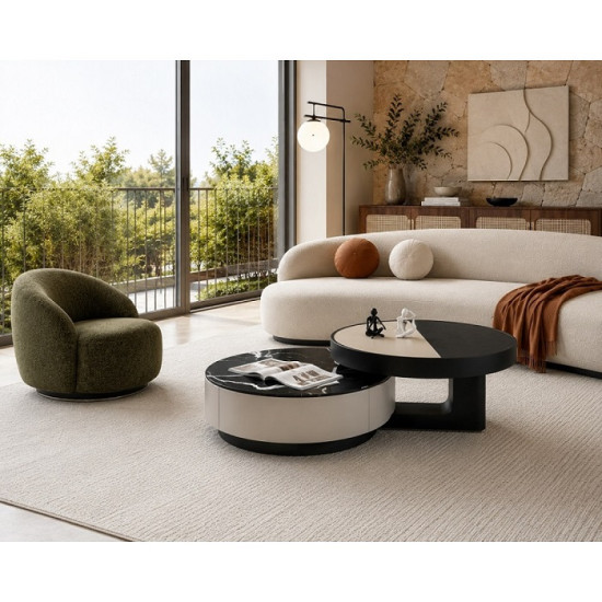 Oslo Coffee Table | Modern Marble Coffee Table Set