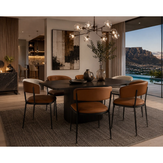 Novara Luxury Dining Chair | Premium PU Upholstered Dining Chair