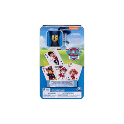 Paw Patrol Jumbo Playing Cards with Chase Figure | Kids Card Game in Tin Box South Africa