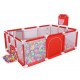 Large Baby & Kids Safety Playpen with Balls, Basketball & Soccer Nets