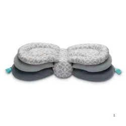 Plush Adjustable Nursing Pillow | 3-Level Breastfeeding Support Cushion