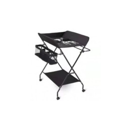 Portable Baby Changing Station with Storage & Wheels