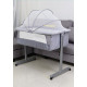 Adjustable Next-to-Me Baby Bassinet | Bedside Co-Sleeper with Wheels