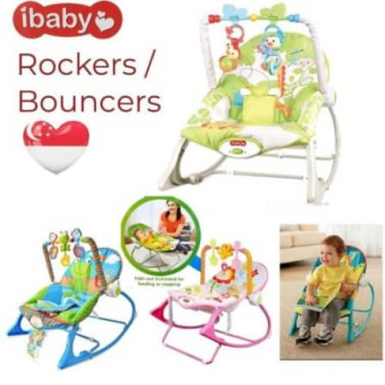 iBaby Infant to Toddler Rocker & Baby Bouncer