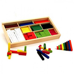Viga Wooden Math Blocks Educational Learning Set | Montessori Maths Toy