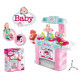 Nursery Playset Baby Doll Care Station with Accessories
