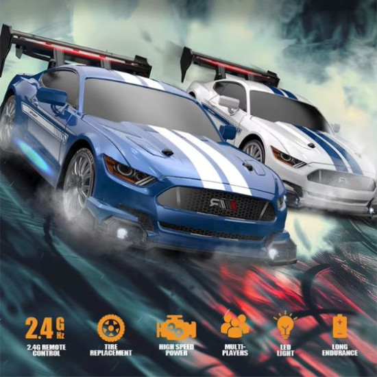 1:24 High Speed RC Drift Car – 30km/h Remote Control Racing Car