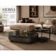 Sierra Luxury E Marble Coffee Table Set with Side Table – Modern Living Room Furniture South Africa