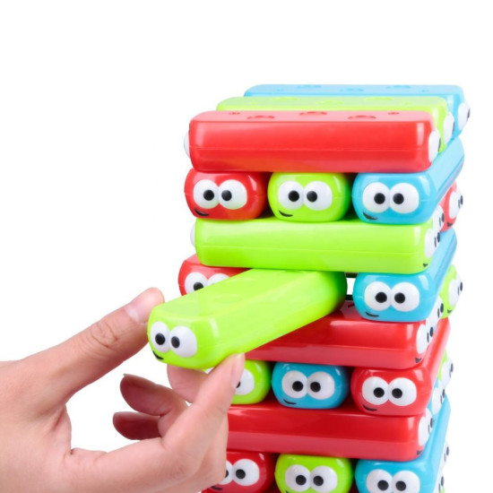 30 Piece Stacking Block Game | Wooden Balancing Tower Game for Kids | Educational Family Game South Africa