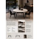Trento Extendable Round Dining Table