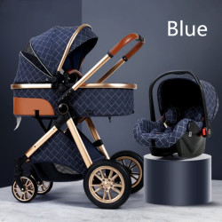 Valentina 3-in-1 Baby Stroller Travel System with Bassinet & Car Seat