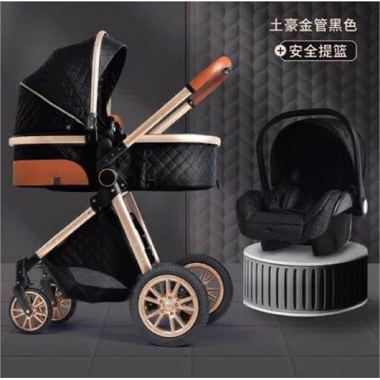Valentina 3-in-1 Baby Stroller Travel System with Bassinet & Car Seat