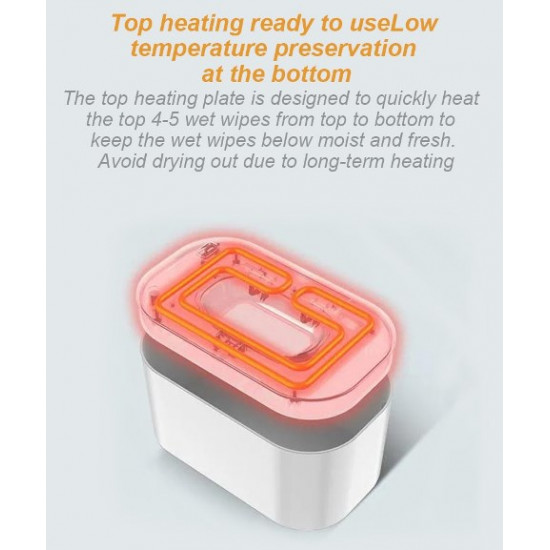 USB Baby Wipes Warmer | Temperature Controlled Wet Wipe Heater