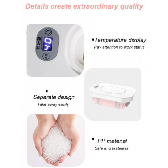 USB Baby Wipes Warmer | Temperature Controlled Wet Wipe Heater