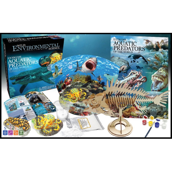 Wild Environmental Science Extreme Aquatic Predators Science Kit