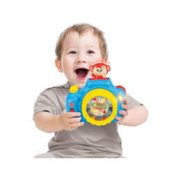 Winfun Pop Up Monkey Camera | Musical Learning Camera Toy for Kids
