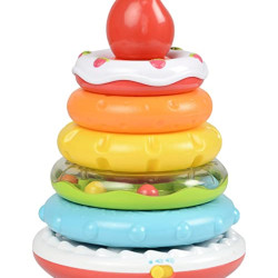 Winfun Sweet Cake Ring Stacker | Interactive Baby Stacking Toy