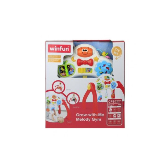 Winfun Grow With Me Baby Activity Gym | Musical Play Gym for Infants