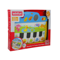 Winfun Sounds 'N Tunes Baby Crib Piano | Musical Learning Activity Toy
