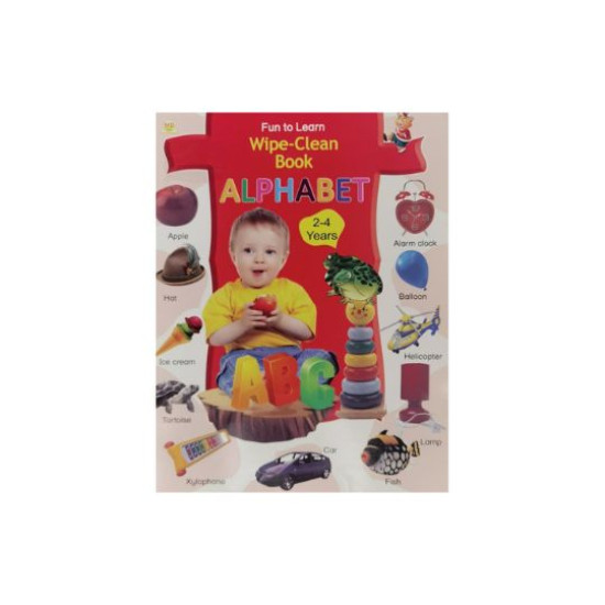 Beginner's Wipe Clean Alphabet Book | Reusable Preschool ABC Activity Book