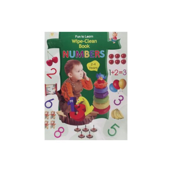 Reusable Wipe Clean Numbers Workbook | Learn Counting & Early Maths for Preschool Children