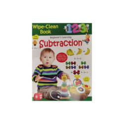Reusable Wipe Clean Subtraction Workbook for Preschool & Early Learning