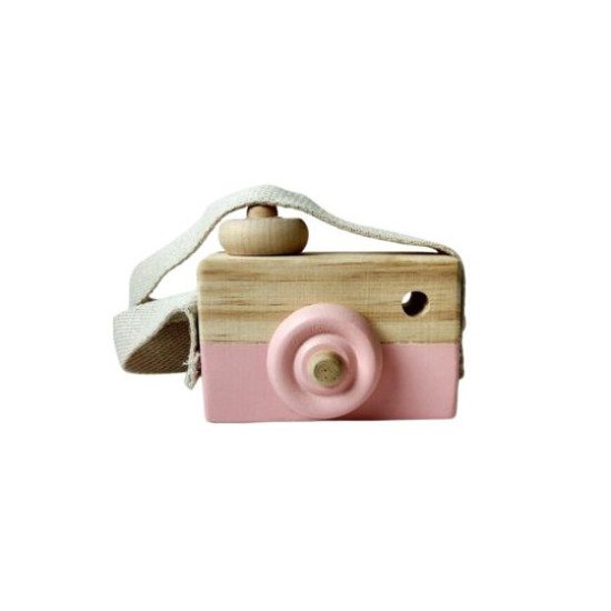 Wooden Toy Camera for Kids | Montessori Pretend Play Camera