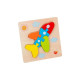 Wooden Transport Puzzle for Kids | Montessori Vehicle Peg Puzzle